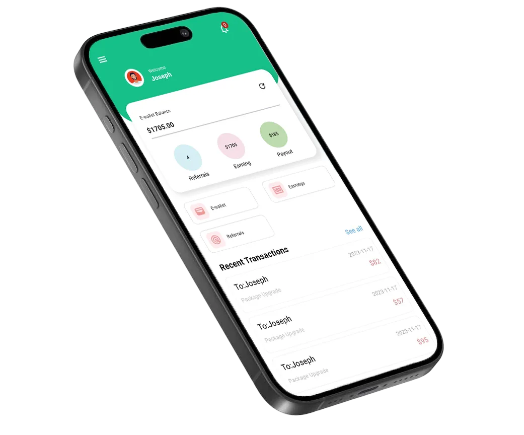 mlm mobile app development