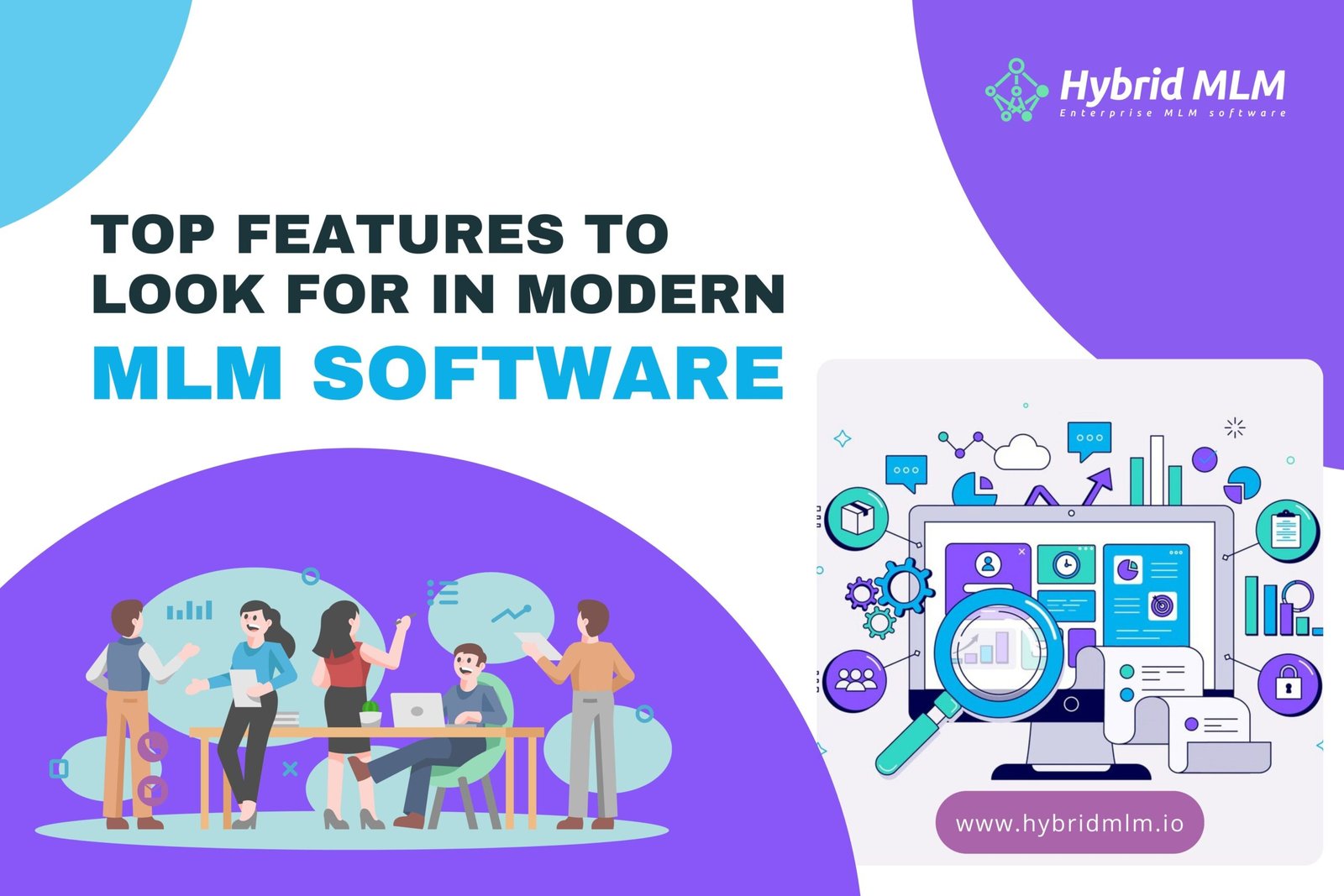 Modern MLM software - Features | Hybrid MLM