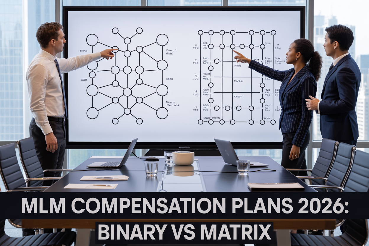 MLM Compensation Plans in 2026: A Complete Comparison of Binary, Matrix