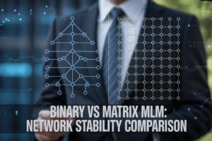 Binary and Matrix MLM Software: Which Structure Supports Long-Term Network Stability?