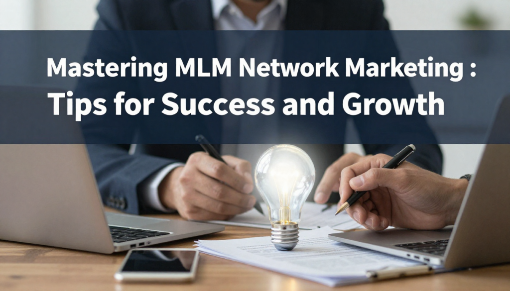Mastering MLM Network Marketing: Tips for Success and Growth