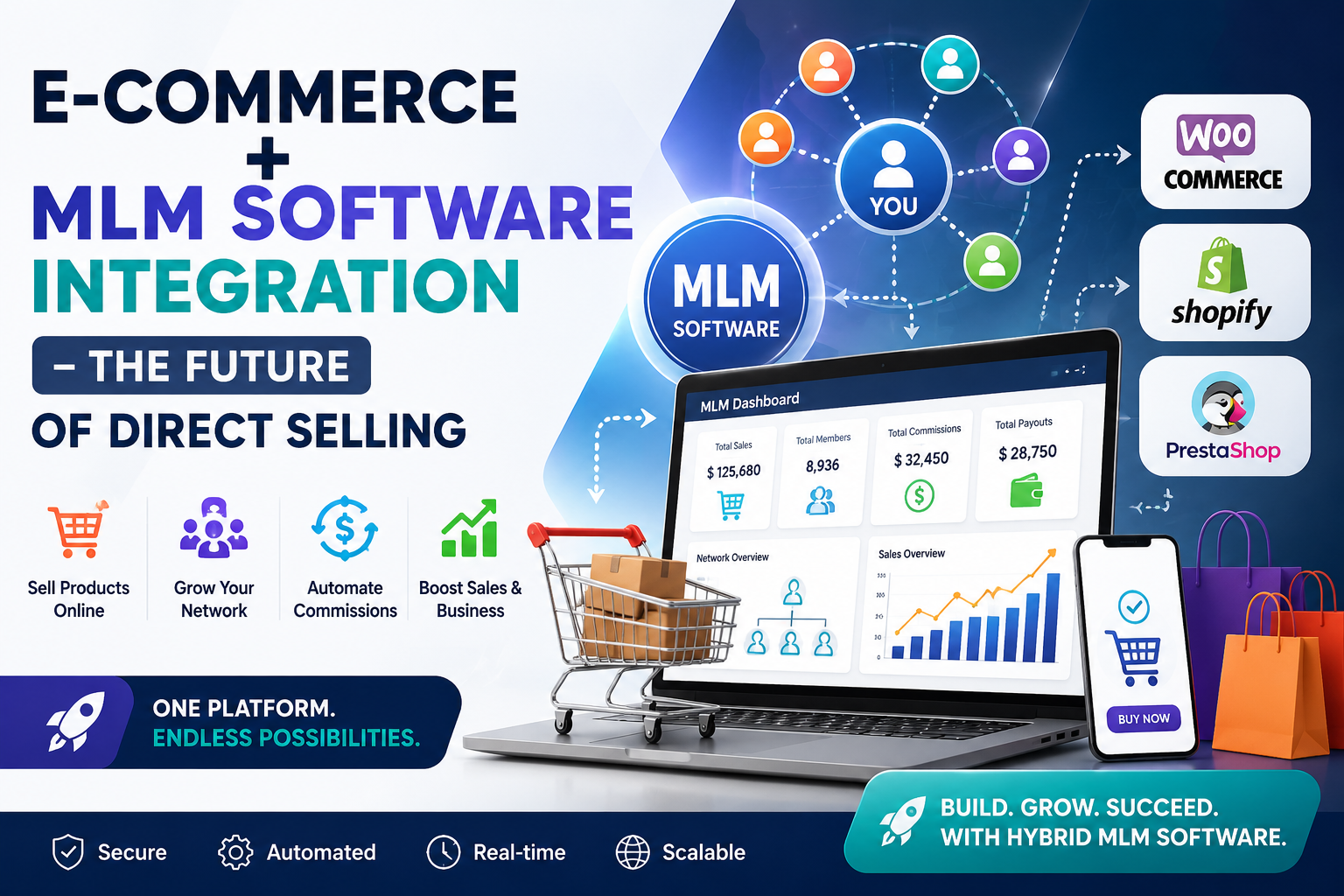 E-commerce + MLM Software Integration – The Future of Direct Selling