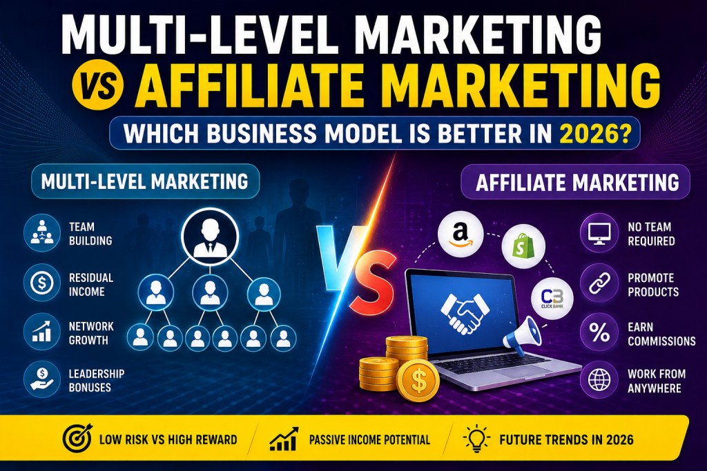 Multi-Level Marketing vs Affiliate Marketing: Which Business Model Is Better