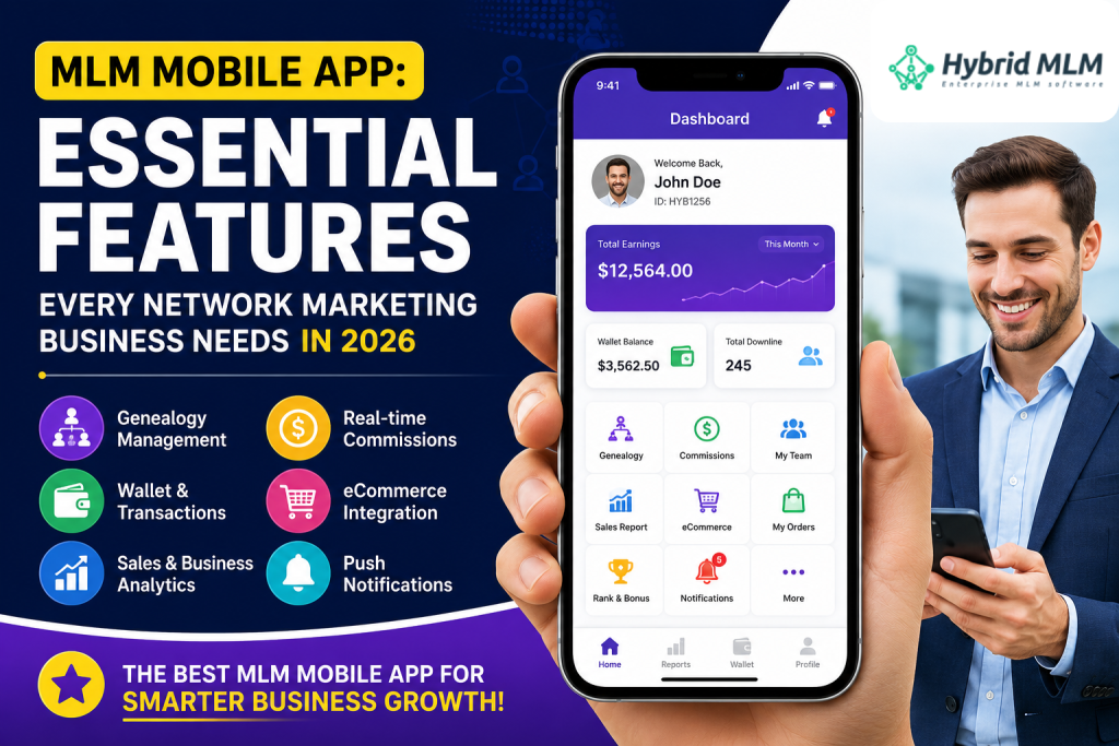 MLM Mobile App: Essential Features Every Network Marketing Business Needs in 2026