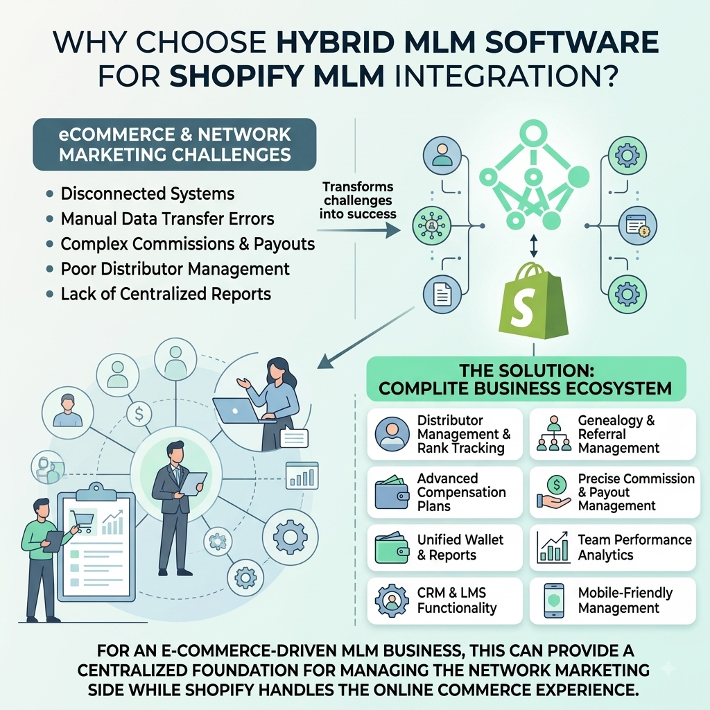 Why Choose Hybrid MLM Software for Shopify MLM Integration?